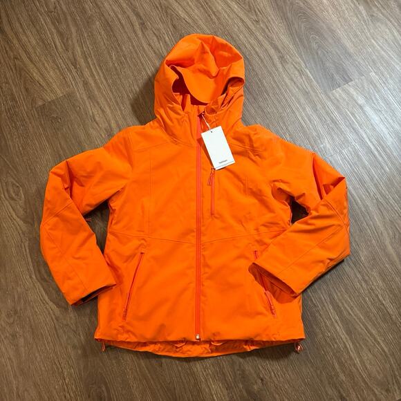 NWT Halfdays Lawrence Jacket Flame Women’s Large winter insulated waterproof ski - Picture 2 of 12